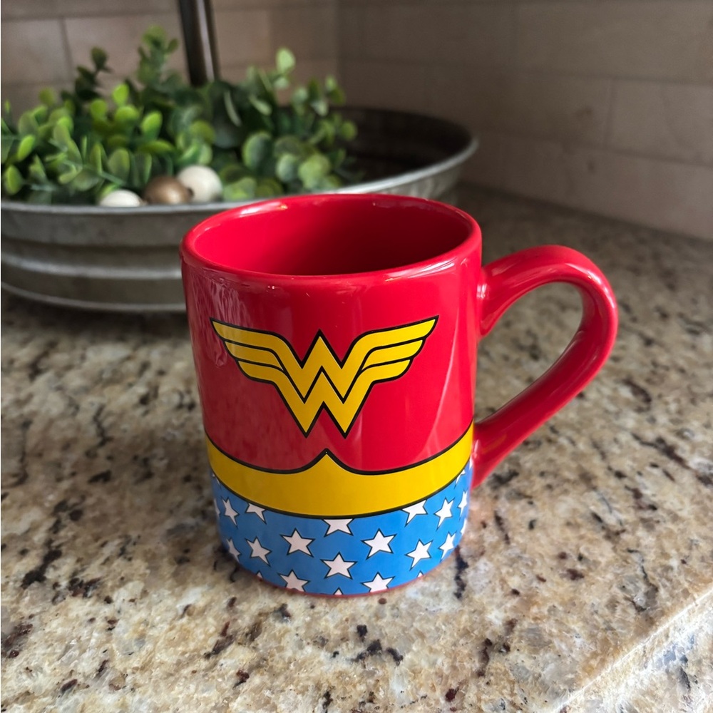 DC Red and Blue Ceramic Mug